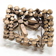 画像をギャラリービューアに読み込む, ブローチ ラインストーン イエロー ブルー フラワー 2WAY 126399