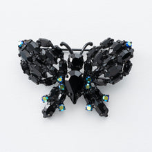 画像をギャラリービューアに読み込む, 蝶々モチーフのラインストーンブローチ
