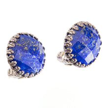 Load image into Gallery viewer, 鮮やかなブルーが美しいラピスラズリのイヤリング