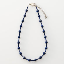 画像をギャラリービューアに読み込む, ネックレス ラピスラズリ 天然石 ラウンド ショート 128096