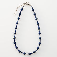 画像をギャラリービューアに読み込む, ネックレス ラピスラズリ 天然石 ラウンド ショート 128096