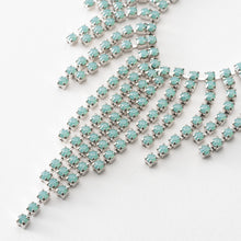 Load image into Gallery viewer, ネックレス ラインストーン パステルグリーン 129148
