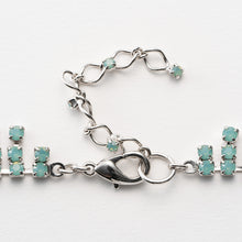 Load image into Gallery viewer, ネックレス ラインストーン パステルグリーン 129148