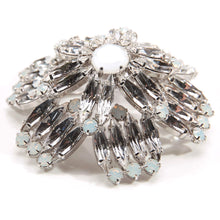 画像をギャラリービューアに読み込む, ブローチ ラインストーン ホワイト 129979