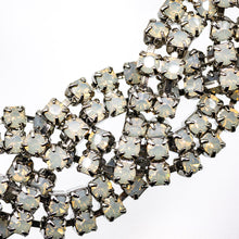 画像をギャラリービューアに読み込む, チョーカー ネックレス ラインストーン ボヘミアングラス グレー 133159