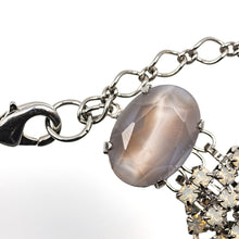 画像をギャラリービューアに読み込む, チョーカー ネックレス ラインストーン ボヘミアングラス グレー 133159