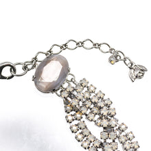 画像をギャラリービューアに読み込む, チョーカー ネックレス ラインストーン ボヘミアングラス グレー 133159