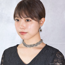 画像をギャラリービューアに読み込む, チョーカー ネックレス ラインストーン ボヘミアングラス グレー 133159