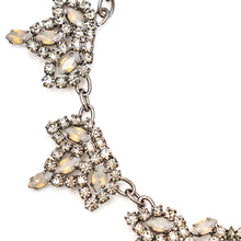 画像をギャラリービューアに読み込む, 【バチェラージャパン着用】ネックレス ラインストーン グレー ペアシェイプ 133376