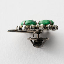 画像をギャラリービューアに読み込む, バッジ ボヘミアングラス クローバー グリーン 135139