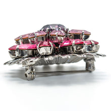 画像をギャラリービューアに読み込む, フラワーモチーフのビジューブローチ