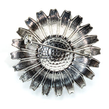 画像をギャラリービューアに読み込む, フラワーモチーフのビジューブローチ