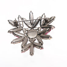 画像をギャラリービューアに読み込む, ブローチ ラインストーン ピンク ホワイト 135426 メール便