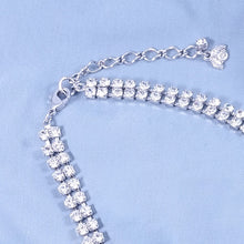 画像をギャラリービューアに読み込む, 【松丸友紀 アナ着用】ネックレス ラインストーン パール クリアカラー ホワイト 136111