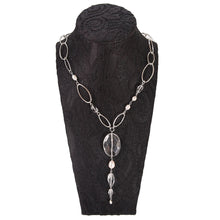 画像をギャラリービューアに読み込む, 上品なクリアカラーが美しいクォーツのネックレス