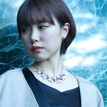 Load image into Gallery viewer, ネックレス ラインストーン ピンク ホワイト 149802