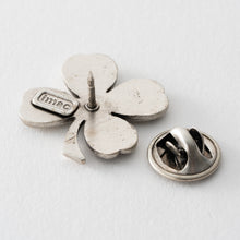 画像をギャラリービューアに読み込む, クローバーモチーフのバッジ