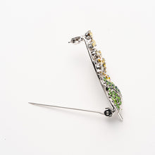 画像をギャラリービューアに読み込む, ブローチ ラインストーン ミモザ イエロー 140094 メール便