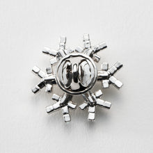 画像をギャラリービューアに読み込む, バッジ ラインストーン スノー クリアカラー 141498 メール便