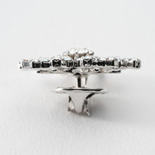 画像をギャラリービューアに読み込む, バッジ ラインストーン スノー クリアカラー 141498 メール便