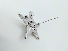 画像をギャラリービューアに読み込む, ブローチ ラインストーン ゴールド 星 2WAY 148088