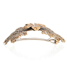 Load image into Gallery viewer, アンティーク調のレースメタルの曲線が美しいヘアバレッタ