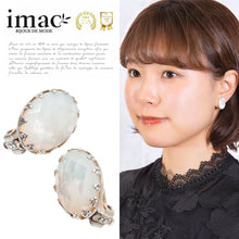 Load image into Gallery viewer, 上品な光沢が美しい白蝶貝のイヤリング