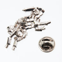 画像をギャラリービューアに読み込む, バッジ ラインストーン ボヘミアングラス ホワイト ラビット 143492 メール便