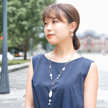 画像をギャラリービューアに読み込む, 【浅野温子さん着用】ネックレス アゲート クォーツ ジェイド ホワイト 2WAY 143848