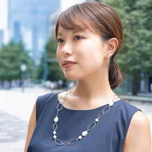 画像をギャラリービューアに読み込む, 【浅野温子さん着用】ネックレス アゲート クォーツ ジェイド ホワイト 2WAY 143848