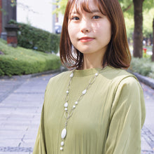 画像をギャラリービューアに読み込む, 【浅野温子さん着用】ネックレス アゲート クォーツ ジェイド ホワイト 2WAY 143848