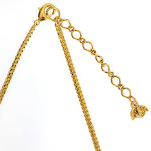 Load image into Gallery viewer, 【TV着用モデル】ネックレス ラインストーン ゴールド クリアカラー ボタニカル 39cm ショート 144353