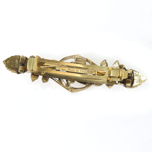 Load image into Gallery viewer, ヘアアクセサリー バレッタ ゴールド メタル ローズ 146158 メール便