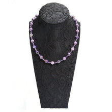 画像をギャラリービューアに読み込む, 繊細で美しい模様を持つチャロアイトのネックレス