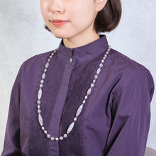 画像をギャラリービューアに読み込む, 上品なピンクが美しいローズクォーツのロングネックレス