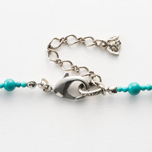 画像をギャラリービューアに読み込む, ネックレス ターコイズ 天然石 ラウンド ショート 147304