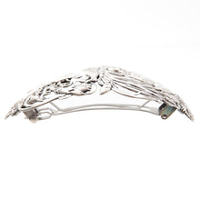 画像をギャラリービューアに読み込む, アンティーク調のレースメタルの曲線が美しいヘアバレッタ