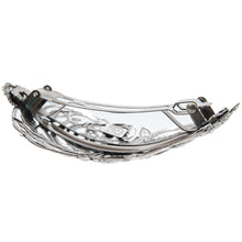 画像をギャラリービューアに読み込む, アンティーク調のレースメタルの曲線が美しいヘアバレッタ