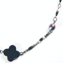 画像をギャラリービューアに読み込む, 漆黒のオニキスが美しいロングネックレス
