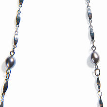 画像をギャラリービューアに読み込む, 漆黒のオニキスが美しいロングネックレス