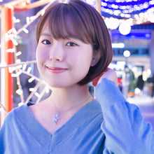 画像をギャラリービューアに読み込む, ペンダント ラインストーン ボヘミアングラス 桜 ピンク 148206 メール便