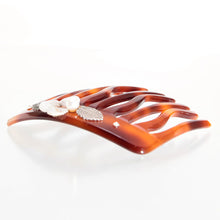 画像をギャラリービューアに読み込む, 白蝶貝の優しい光沢が上品なヘアコーム