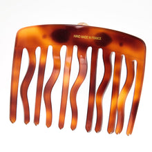 画像をギャラリービューアに読み込む, 白蝶貝の優しい光沢が上品なヘアコーム