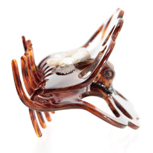 画像をギャラリービューアに読み込む, 花モチーフの白蝶貝(マザーオブパール)の上品な光沢が美しいクリップ「ガーデン」