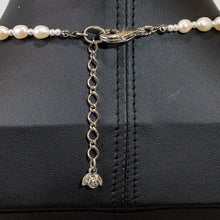 Load image into Gallery viewer, ネックレス 天然石 ジェイド アメシスト ローズクォーツ 淡水パール グリーン ピンク パープル クローバー ローズ 41cm nl148286