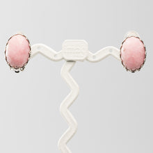 Load image into Gallery viewer, イヤリング ロードクロサイト 天然石 ピンク オーバル 148340