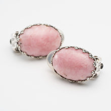Load image into Gallery viewer, イヤリング ロードクロサイト 天然石 ピンク オーバル 148340