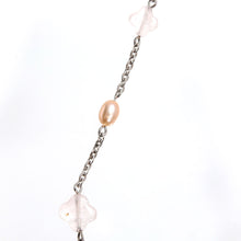 画像をギャラリービューアに読み込む, 上品なピンクが美しいローズクォーツのネックレス
