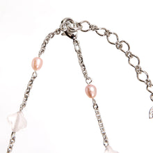 画像をギャラリービューアに読み込む, 上品なピンクが美しいローズクォーツのネックレス