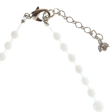 画像をギャラリービューアに読み込む, ネックレス ジャスパー ジェイド ホワイト ジオメトリック ショート 148816